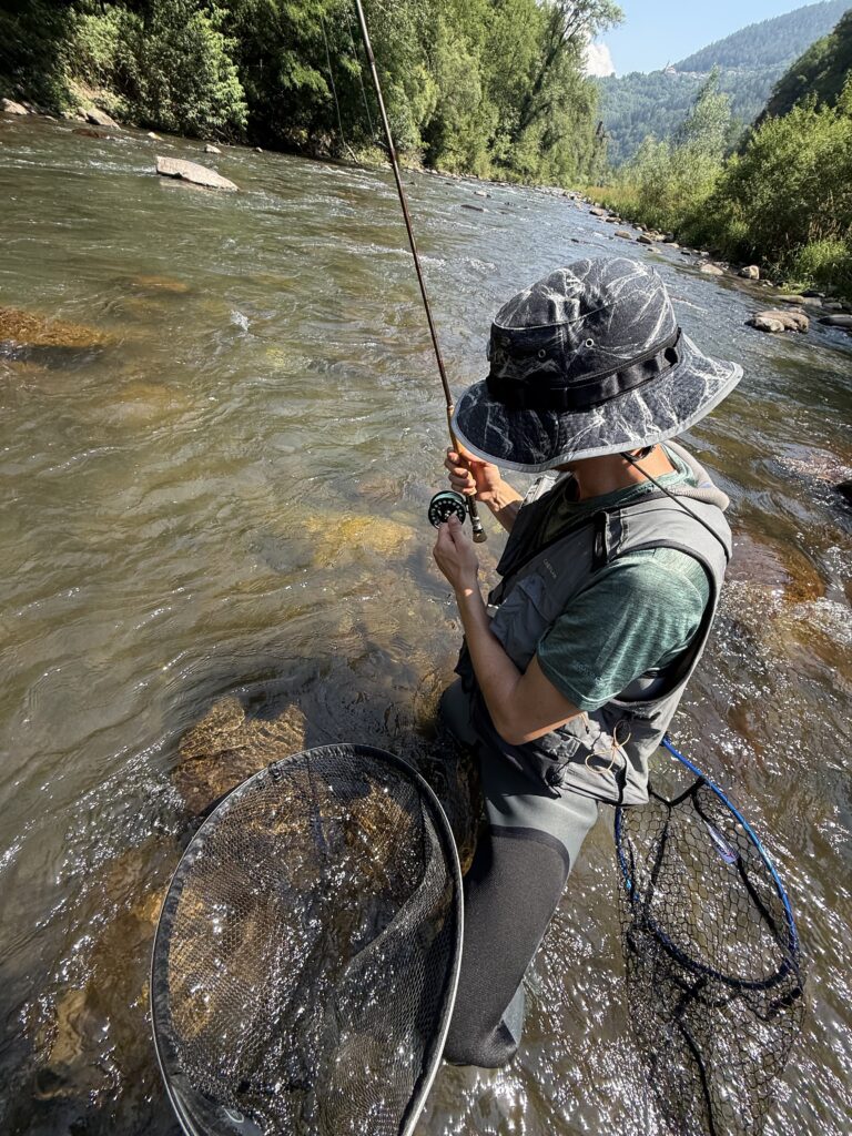Leonardo Cagol — attività di guida di pesca