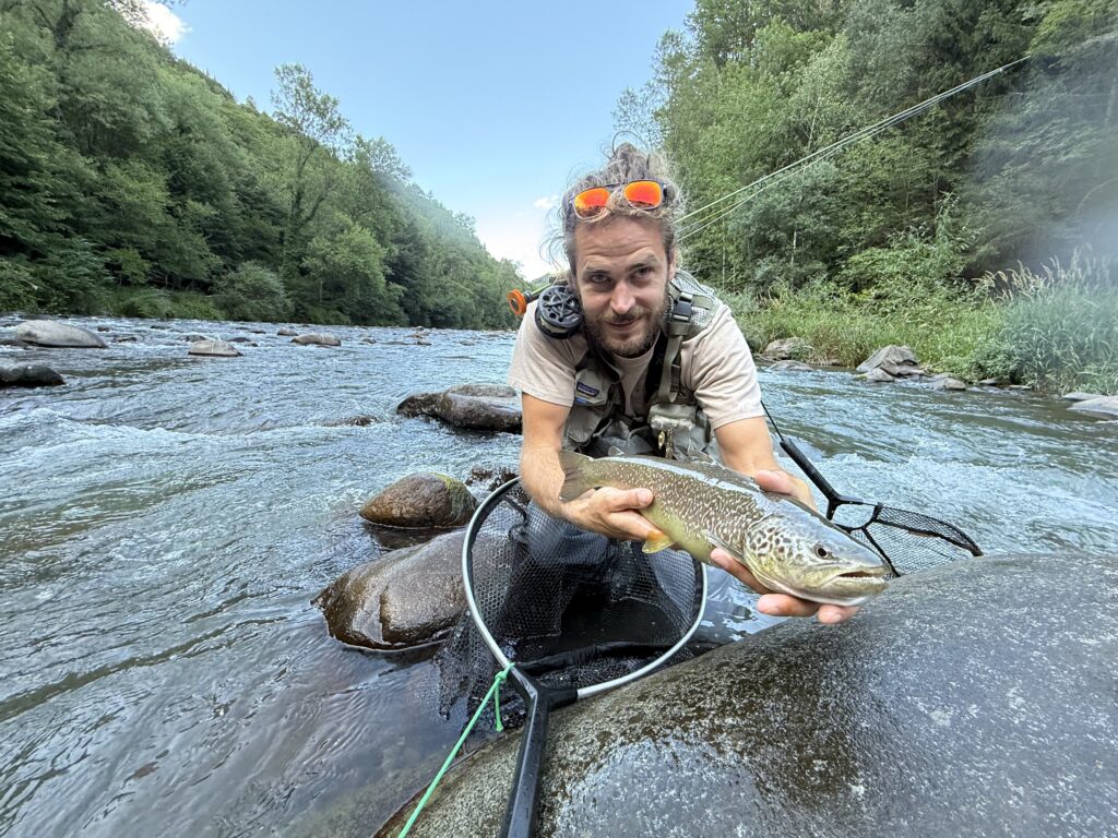Leonardo Cagol — attività di guida di pesca