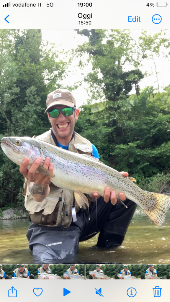 Andrea Carando — attività di guida di pesca
