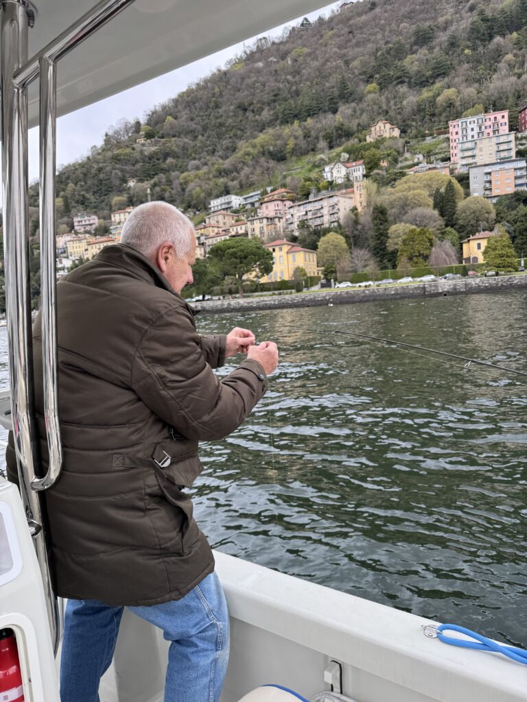 Franco Riva — attività di guida di pesca