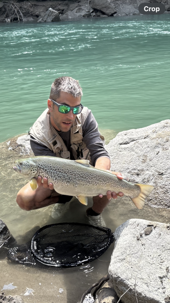 Andrea Carando — attività di guida di pesca