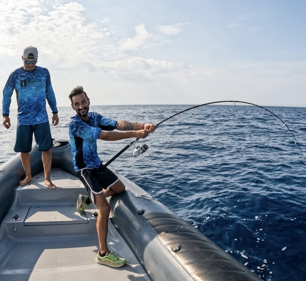 Andrea Poletti — attività di guida di pesca